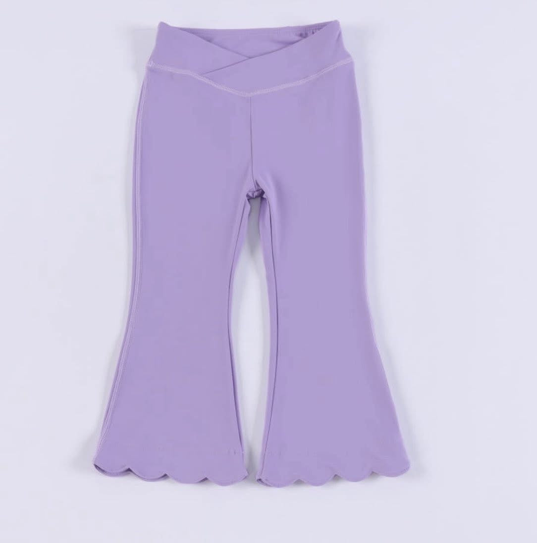 Scalloped Toddler Yoga Pants