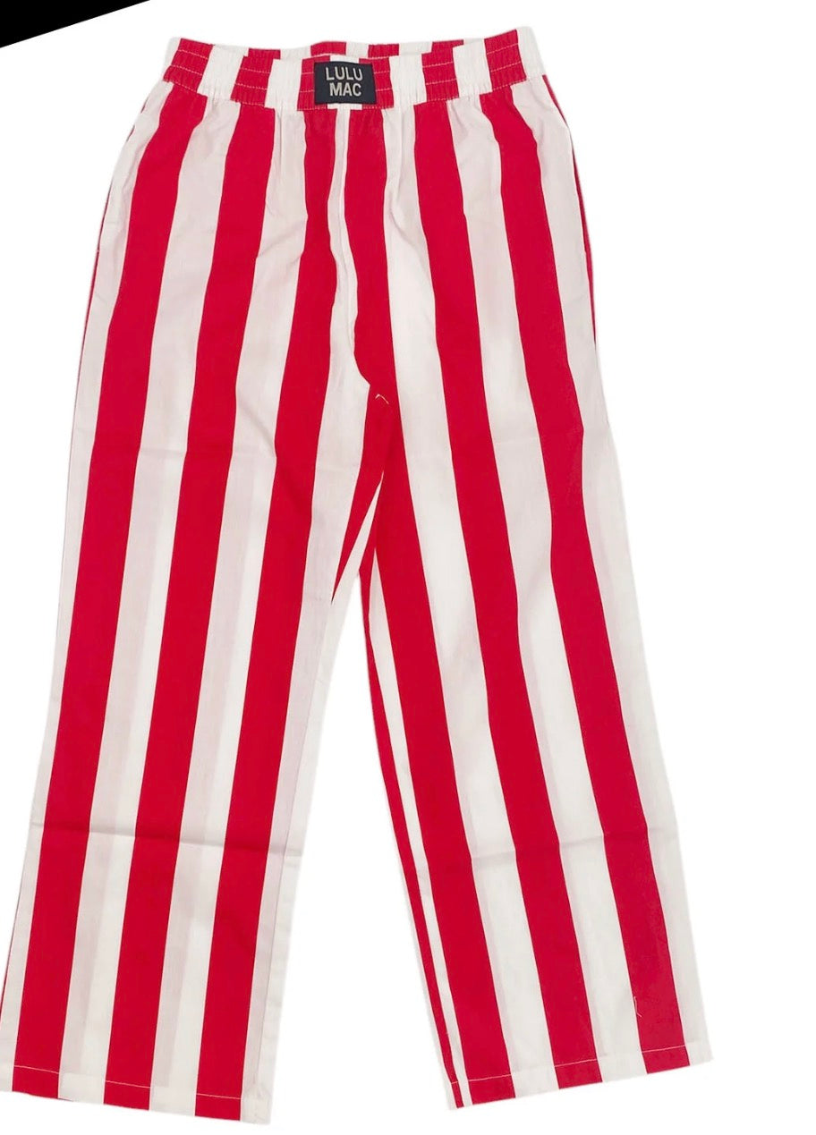 Red/White Striped Pants