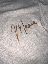 Mama Long Sleeve Holographic Tee