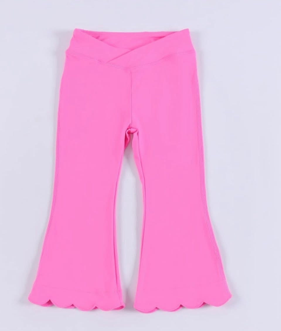 Scalloped Toddler Yoga Pants