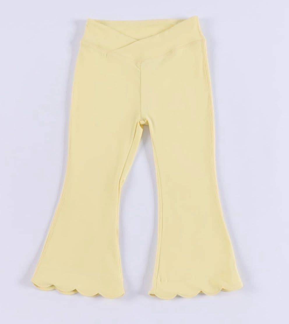 Scalloped Toddler Yoga Pants
