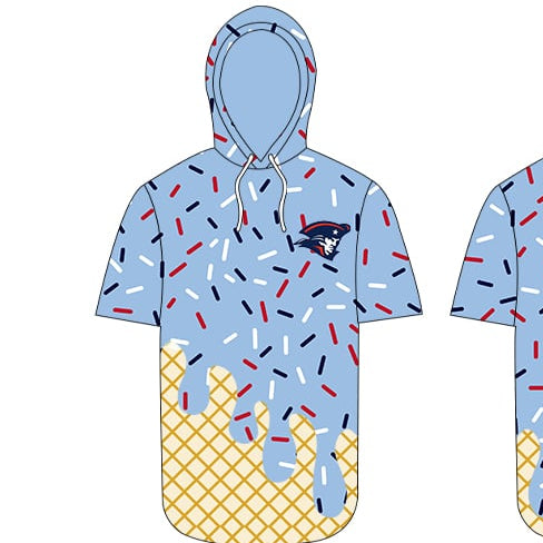 Drip Short-Sleeve Hoodie