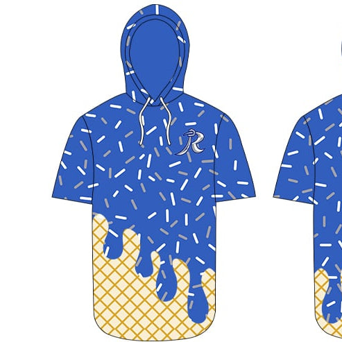 Drip Short-Sleeve Hoodie