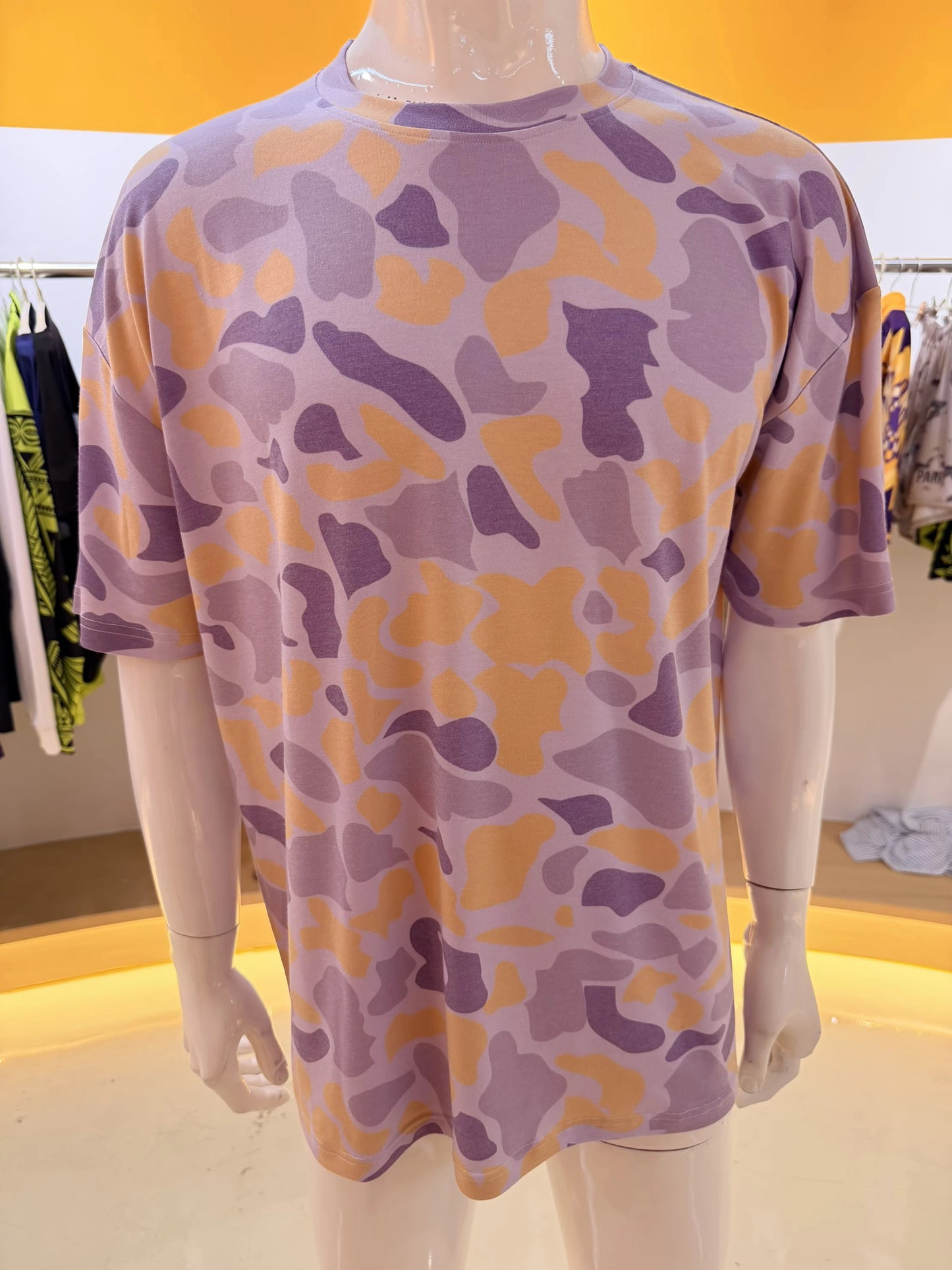 Customized Purple Camo Tees