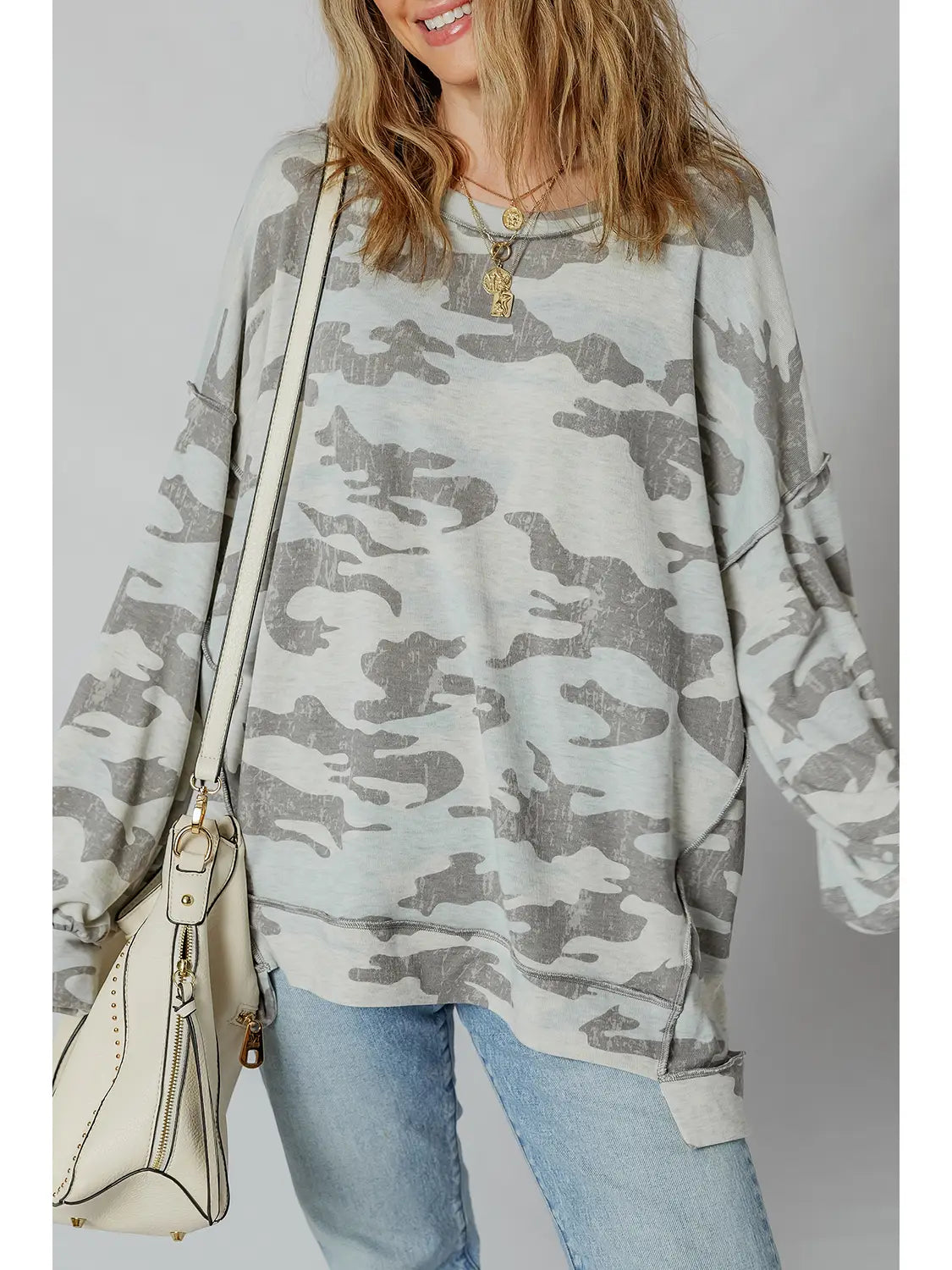 Camo Longsleeve Top